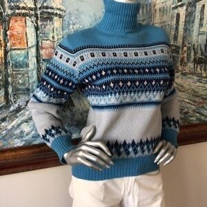 JERSILD Wisconsin Virgin Wool Ski Sweater, M